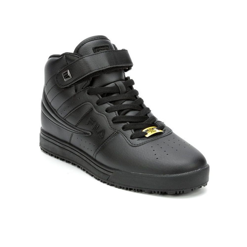 Fila Vulc 13 SR Mens Slip Resistant Work Shoes Black High Top Sneakers Size 9